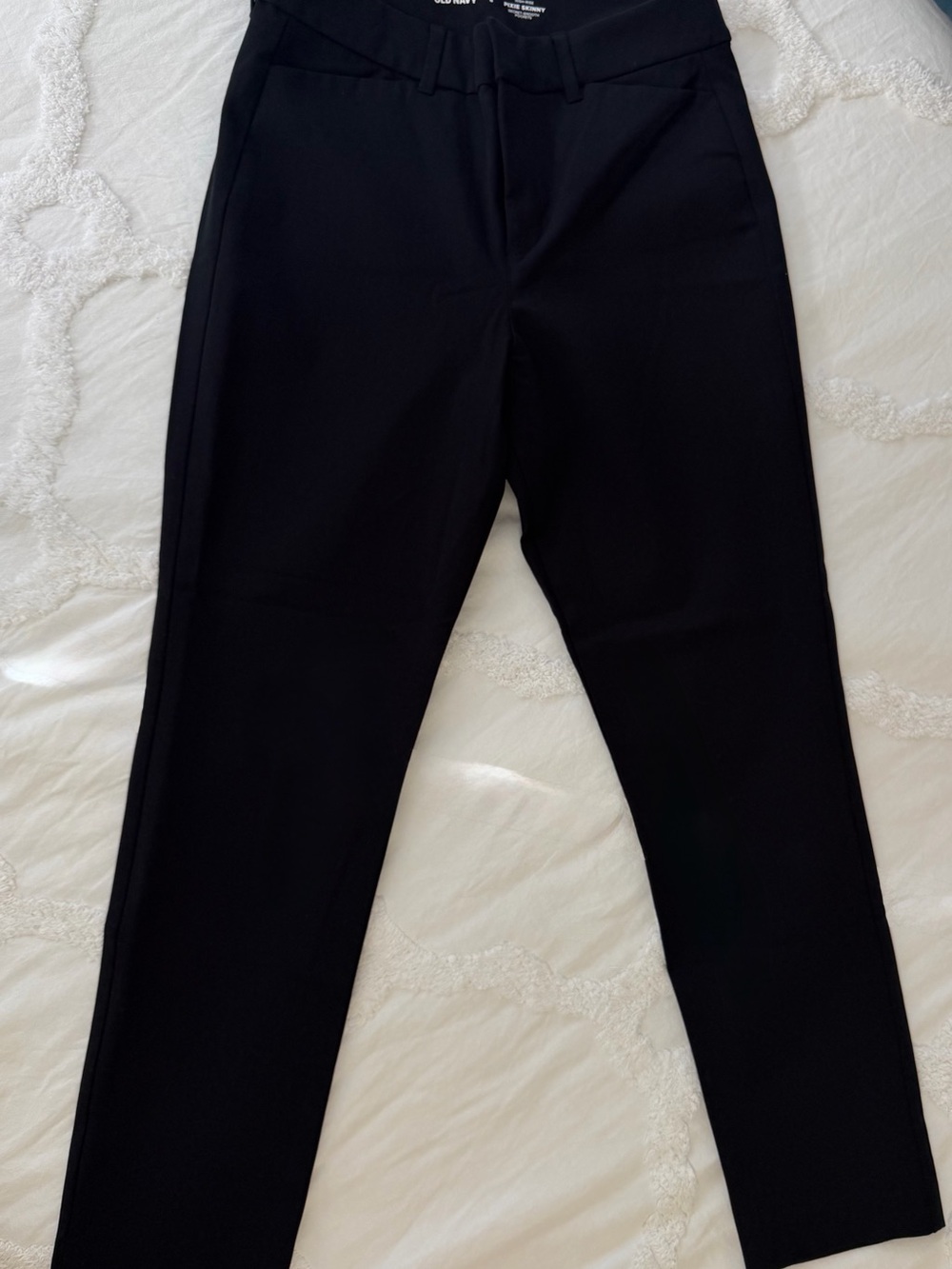 Old Navy Black Cropped Dress Pants for Women